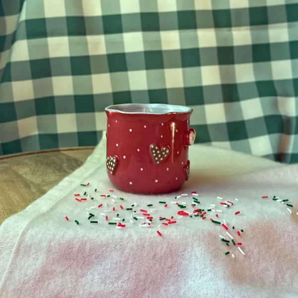 kubek pierniczkowy lowelas czerwień