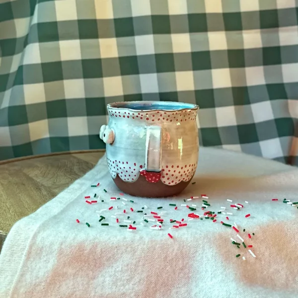 kubek panna z rękawiczką