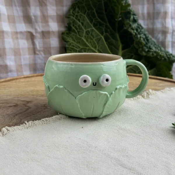 kubek kapustka jasna zieleń