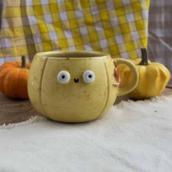 kubek dynia żółta