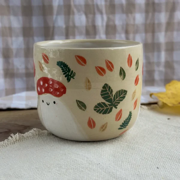 kubek jesienne muchomorki