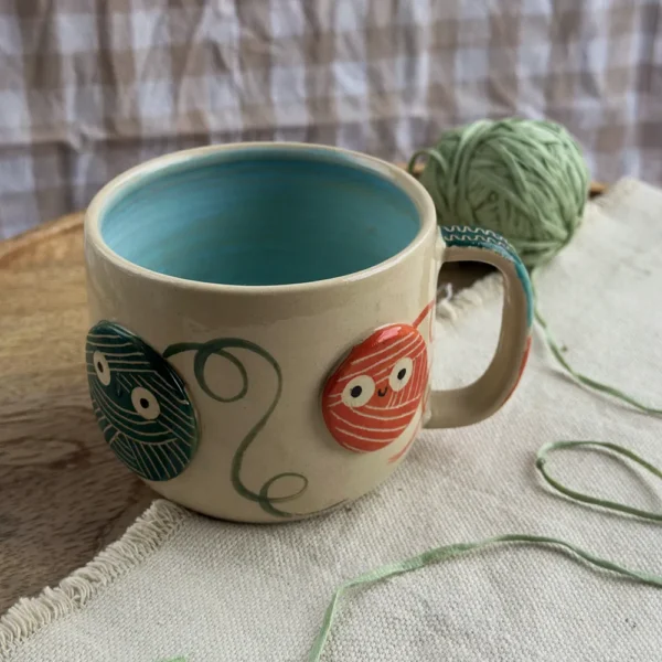 kubek zamotane motki