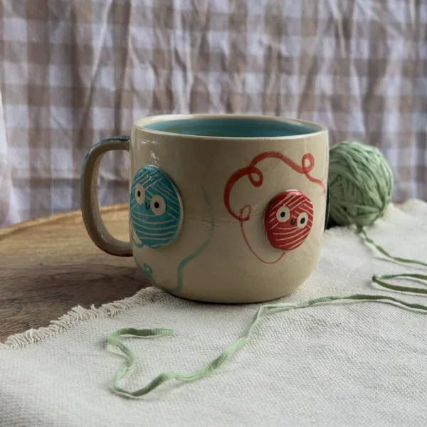 kubek zamotane motki