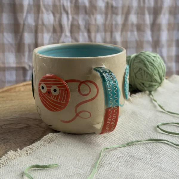 kubek zamotane motki