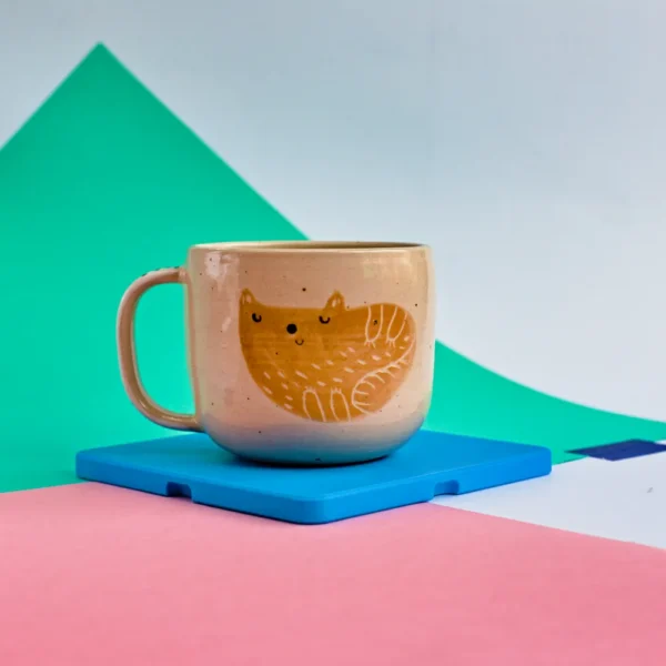 kubek koty czarny i rudy