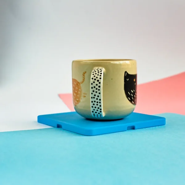 kubek koty czarny i rudy